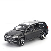 Carro de brinquedo com som e luz infantil, modelo de carro em liga metálica 580, simulação benz gls, presente de aniversário para meninos, cor preta 2024 - compre barato