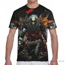 T-shirts de manga curta t camisa do menino do menino do verão dos homens de castlevania do senhor da sombra 2024 - compre barato