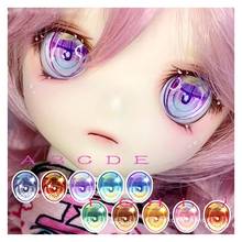 Doll eyeballs BJD eyes with metallic effect for 1/12 1/8 1/6 1/4 1/3 BJD SD DD doll eyes doll accessories 10mm-24mm 2024 - buy cheap