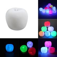 1 Pcs Night Light Christmas Eve Gift Apple Shape LED Colorful Night Light Table Lamp Home Party Decor 2024 - buy cheap