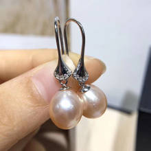 925 Sterling Silver Earrings Findings Settings Mountings Component Jewelry Parts Fittings for Pearls Coral Jade Agate Beads 2024 - buy cheap