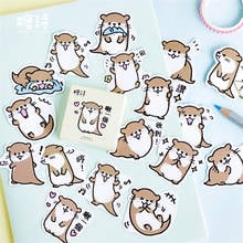 Mizose-pegatinas de decoración Kawaii para diario, planificador, álbum de recortes, papelería, diario coreano, 45 unids/caja 2024 - compra barato