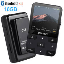 Mp3-плеер с клипсой, музыкальный плеер с поддержкой Bluetooth 4,0, Hi-Fi, 16 ГБ, с шагомером, FM-радио, с поддержкой TF-карты и бесплатной повязкой на руку 2024 - купить недорого