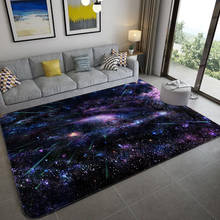 Galaxy Space Stars pattern Carpets for Living Room Bedroom Area Rug Kids Room play Mat Soft Flannel 3D Printed Home Large Carpet 2024 - buy cheap