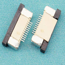 Conector de cabo plano 50 argolas ffc/fpc, conector de 0.5mm 11 pinos 11p para cima, soquete de ligação 2024 - compre barato