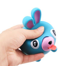 Creative Funny Tongue Out Animal Doll Squeeze Scream Toy Children Stress Relief Venting Toys Prank Props 2024 - buy cheap