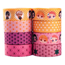 10yards different sizes new cartoon Japanese style printed grosgrain ribbon 2024 - buy cheap