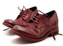 Sapatos masculinos de couro legítimo, calçados retro de alta qualidade feitos à mão para homens com cadarço, sapatos de couro lavado 100% 2024 - compre barato