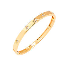 Pulsera clásica de lujo con ESTRELLA DE CIRCONIA AAA para mujer, brazalete de cadena ajustable de oro, joyería llamativa, regalo 2021 2024 - compra barato