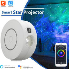 Projetor inteligente de estrela tuya, wi-fi, laser, céu estrelado, efeito oscilante, luz noturna led colorida, aplicativo sem fio, compatível com alexa 2024 - compre barato