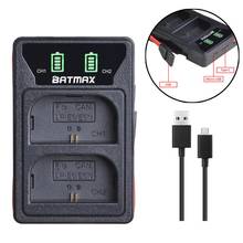 Batmax LP-E6 LPE6 E6N LED Dual Charger with Type C Port&USB Cable  for Canon 5D Mark II III 5DS 7D 60D EOS 6D 70D 80D 2024 - buy cheap