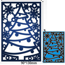 Cutting Dies Pine Snowflake Metal and Stamps Stencil for DIY Scrapbooking Photo Album Embossing Paper Card 13*9cm 2024 - buy cheap