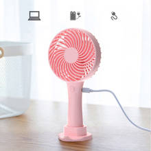 Mini Handheld USB Rechargeable Fan Portable Mini Cooler Desktop Cooling Fan with 1200mAh Battery 2024 - buy cheap
