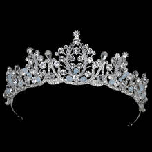 Coroa hadiyana tiara romance delicado, acessórios para cabelo, para casamento, com strass, joias de luxo para noivas bcy89 21 2024 - compre barato