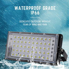 Holofote led de 50w à prova d'água, cor única, para iluminação de paisagem, projetor de luz ip66, projetor de led externo 2024 - compre barato