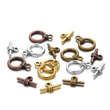 20Sets/Lot Metal Retro Smooth Round OT Clasp Handmade Bracelet Necklace Connector for DIY Jewelry Making Finding Supplies 2024 - buy cheap