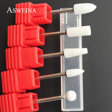 Керамический камень ASWEINA, 1 шт., белый цвет, сверло для ногтей, инструменты для дизайна ногтей, электрическая машинка для маникюра, аксессуары, резак, пилки для ногтей 2024 - купить недорого