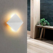 Lámpara de pared artística de origami geométrico LED para dormitorio, sala de estar, habitación de invitados, escalera, pasillo, balcón 2024 - compra barato