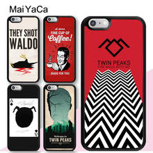 Funda de teléfono con póster de Twin Peaks para iPhone 13, 12 Pro Max, mini, 11 Pro Max, XS, X, XR, 6S, 7, 8 Plus, SE 2020 2024 - compra barato