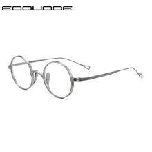 2020 New Vintage Men Pure Titanium Glasses Frame Round Women Luxury Brand Myopia Prescription Optical Eyeglasses Frame Eyewear 2024 - buy cheap