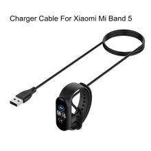 Cabo usb de carregamento para xiaomi mi band 5, adaptador de energia de carregador rápido, doca adaptador para mi 5 band, plugue de carregamento usb portátil 2024 - compre barato