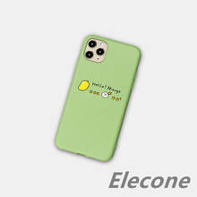 Зеленый свежий жидкий силиконовый мягкий чехол для iPhone 7 8 Plus 11 12 Pro X XR XS Max противоударный чехол для телефона 2024 - купить недорого