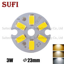 10pcs SMD5730 LED PCB 3W 23mm Light board Aluminum plate  White / Natural White / Warm White Light Source for DIY LED Bulb 2024 - buy cheap