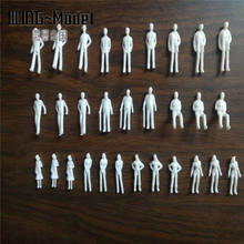 Wiking bonecos em miniatura 200 peças, bonecos brancos, modelo em miniatura, escala humana, estilo ho, plástico abs 1/100 1/200 2024 - compre barato
