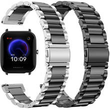 Stainless Steel Strap For Xiaomi Huami Amazfit Bip U/U Pro S Lite Smart Watch Band 20MM Wristband For Amazfit POP/POP Pro Correa 2024 - buy cheap