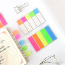 1 Pcs Fluorescence Colour Self Adhesive Memo Pad Sticky Notes Bookmark Point It Marker Memo Sticker Paper Office School Supplies 2024 - buy cheap