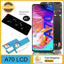 100% Оригинальный 6,7 ''AMOLED дисплей для SAMSUNG Galaxy A70 LCD A705 A705F SM-A705MN дисплей сенсорный экран дигитайзер Запасные части 2024 - купить недорого