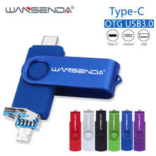 WANSENDA 128GB USB Flash Drive OTG 3 in 1 USB 3.0 & Type-C & USB Stick 3.0 Pen Drive 512GB 256GB 64GB 32GB Flash Drive Pendrive 2024 - buy cheap