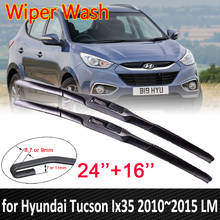 Car Wiper Blade for Hyundai Tucson Ix35 2010~2015 LM Front Windshield Wipers Car Accessories  J Hook Type 2011 2012 2013 2014 2024 - buy cheap