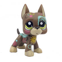 LPS-figuras de acción de la tienda de mascotas, muñecos de gran danés, figuras de acción de alta calidad, modelo más pequeño, regalos para Cosplay 2024 - compra barato