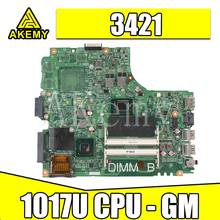 laptop motherboard For DELL inspiron 2421 3421 5421 CN-0PTNPF 0PTNPF 12204-1 DNE40-CR PWB:5J8Y4 1017U CPU 2024 - buy cheap