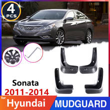 Car Tire Fender Mud Flap for Hyundai Sonata i45 YF 2011 2012 2013 2014 Car Mudflaps Splash Guards Car Accessories Stickers 2024 - buy cheap