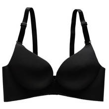 Sutiãs para mulher push up sutiã sem costura sexy bralette reunir sem fio bh topo senhoras lingerie acolchoada sutiã tamanho 32-38 a b c d cup 2024 - compre barato