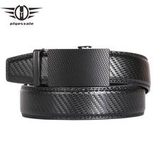 2021 New Arrival Men Belt High Quality Cow Genuine Leather Mens Automatic Buckle Belts Black Casual Formal Dress Belt Male B341 2024 - buy cheap