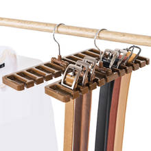 Organizador de ropa para cinturón grande, 10 rejillas para almacenamiento de ropa, corbata, bufanda de seda, colgador de cinturón 2024 - compra barato