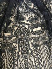 Fashionable Sophia-9.7306 com contas de tule bordado tecido de renda líquida francês para o vestido de festa 2024 - compre barato