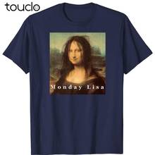 Смешная футболка с надписью La Gioconda, с надписью «Мона Лиза» 2024 - купить недорого