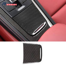 Real Carbon Fiber Car Styling Central Console Storage Box Slot Cover Trim Sticker For Porsche 718 911 2012-2019 Auto Accessories 2024 - buy cheap