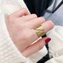 Винтажное Золотое кольцо YUN RUO с проволокой в клубном стиле, позолоченное женское Подарочное модное ювелирное изделие из титановой стали 316L без выцветания 2024 - купить недорого