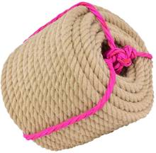 Natural Jute Rope 28MM Heavy Duty Twisted Hemp Rope for Crafts Nautical, Cat Scratching Post, Chandelier, Climbing, Hammock 2024 - buy cheap