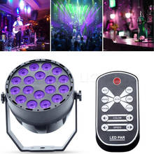 2019 54W UV Led Stage Light Black Light Par Light With Remote Sound Active 18Leds Auto Dmx Spotlight Lamp For Disco Dj Club Show 2024 - buy cheap