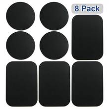8pcs Metal Plates Sticker Car Mount Replace Metal Adhesive Plate For Magnetic Phone Car Holder Super Thin Steel Insert Plate 2024 - buy cheap