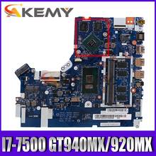 Placa base para Lenovo Ideapad 320-17IKB /320-15IKB, CPU I7-7500, 4GB-RAM, GPU, GT940MX/920MX, 2G, NM-B243, prueba 100% 2024 - compra barato