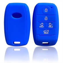 Silicone Key Holder Cover Case For KIA Grand Carnival Sorento Sedona MPV Remote Control 5 Button Car Key Cover Accessories Fob 2024 - buy cheap