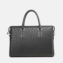 Passcode Closure Authentic True Ostrich Skin Businessmen's Laptop Briefcase Genuine Exotic Leather Male Top-handle Work Handbag 2024 - buy cheap