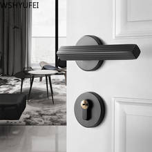 Zinc alloy Simple style Room Door Lock with Keys/Screws Knob Lock Gray Door Handle High quality Anti-theft Furniture Home 2024 - buy cheap